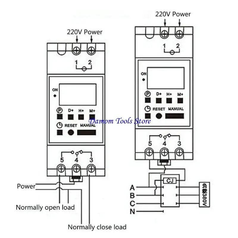 57BE THC15A DC48/12V/24V/110V/220V ترحيل التبديل الرقمي القابلة للبرمجة الإلكترونية