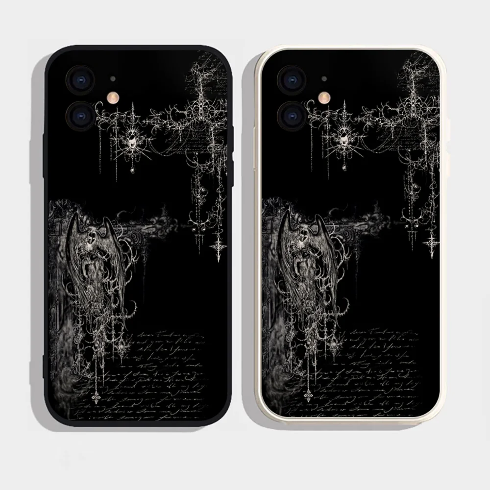 Epc Cool Cyber Sigil Cross Phone Case Silicone Soft For IPhone 16 15 14 13 12 11 Plus Pro Max Plus