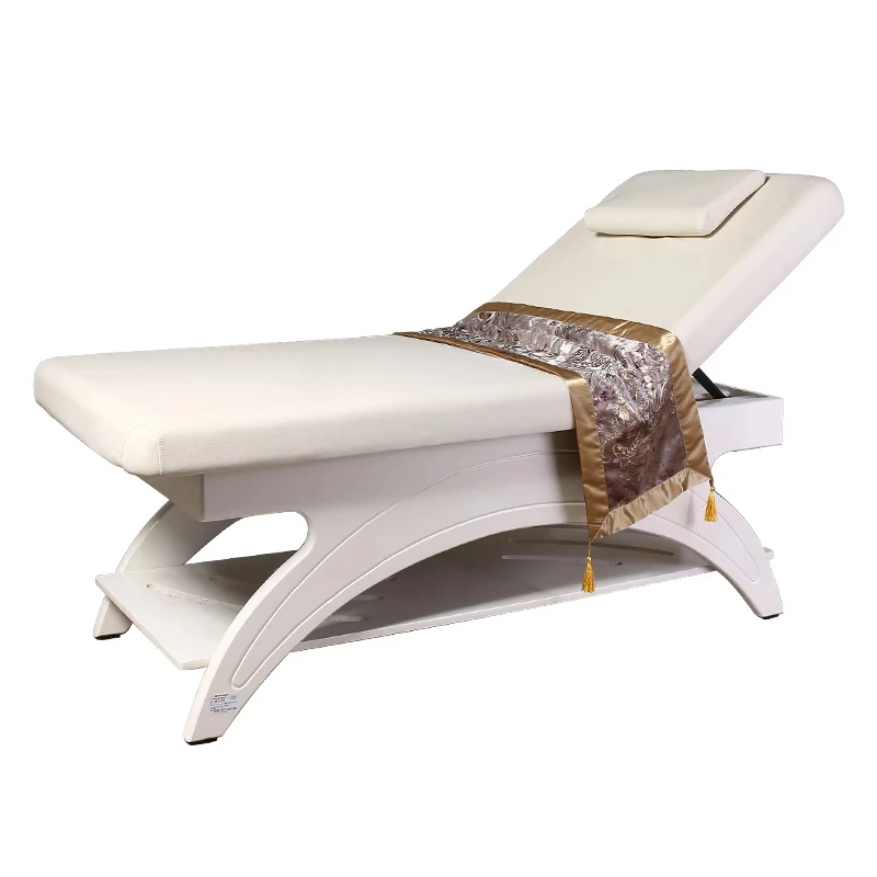 

Health Massage Therapy European-Style Tattoo Embroidery Eyelash Belt Chest Hole Solid Wood Facial