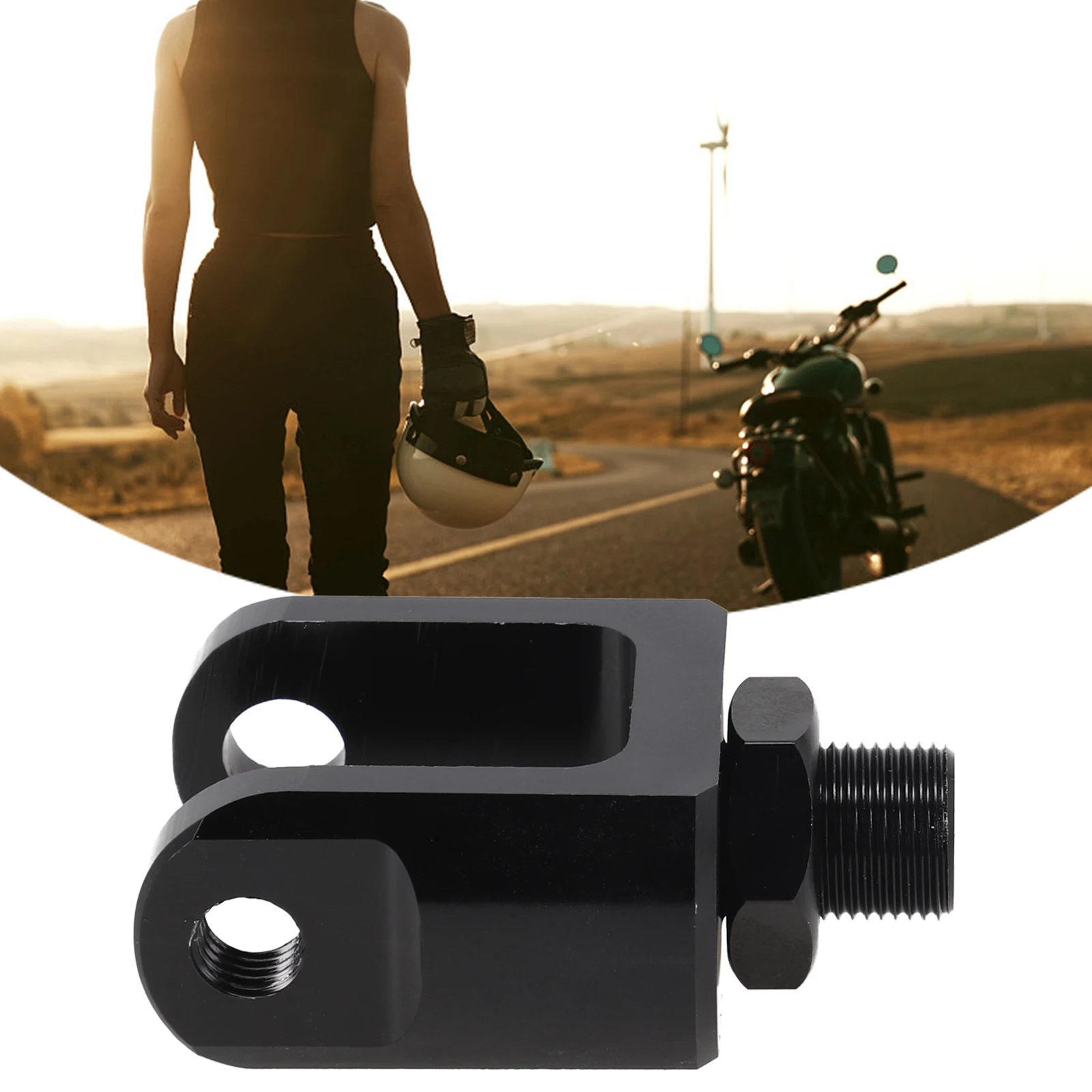 Round End Adapter Shock Widened Lower Accessories Easy Installation Motorcycle Long Lasting Practical Round End