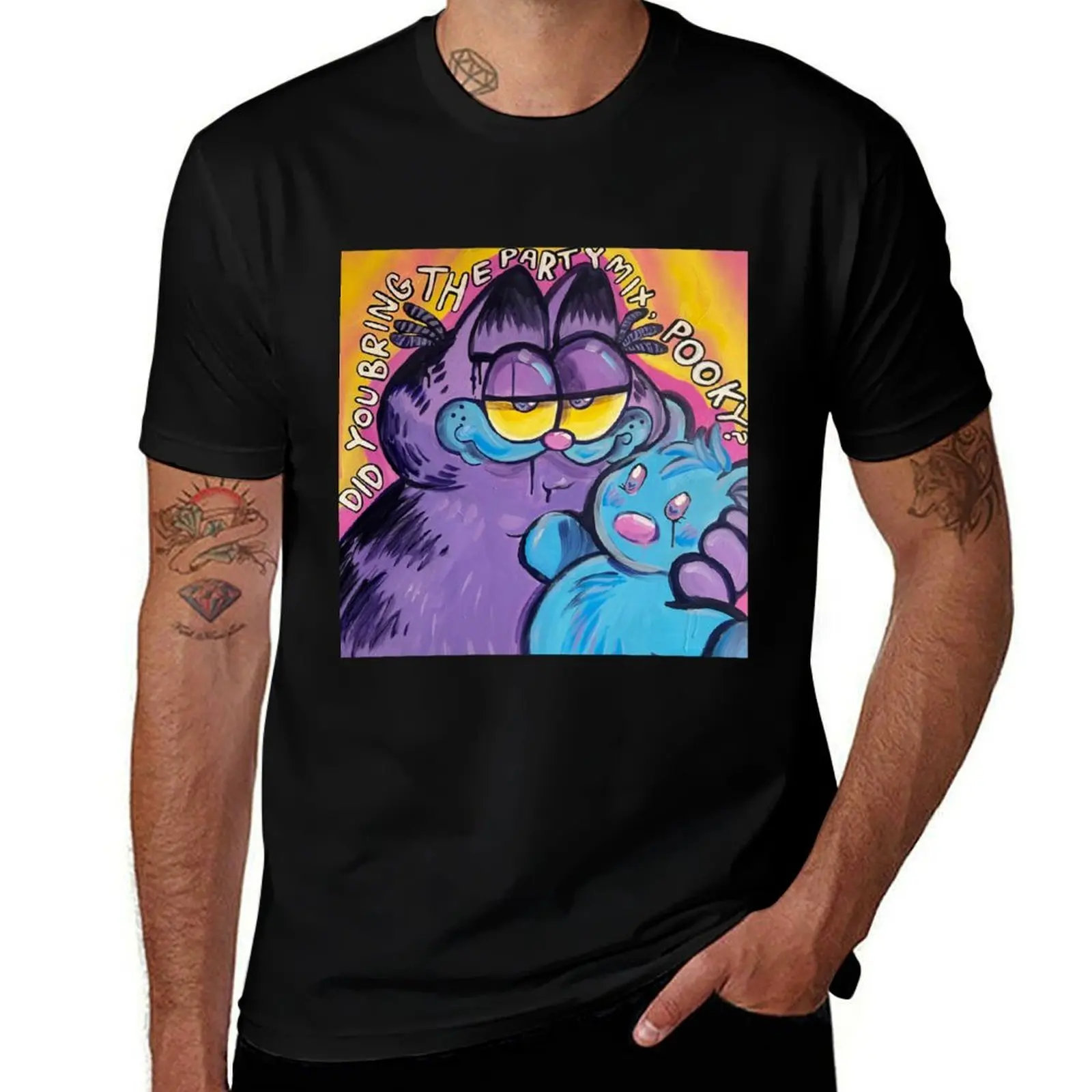 

Did You Bring the Party Mix, Pooky T-Shirt cotton graphic tees for a boy blue archive mens graphic t-shirts big and tall