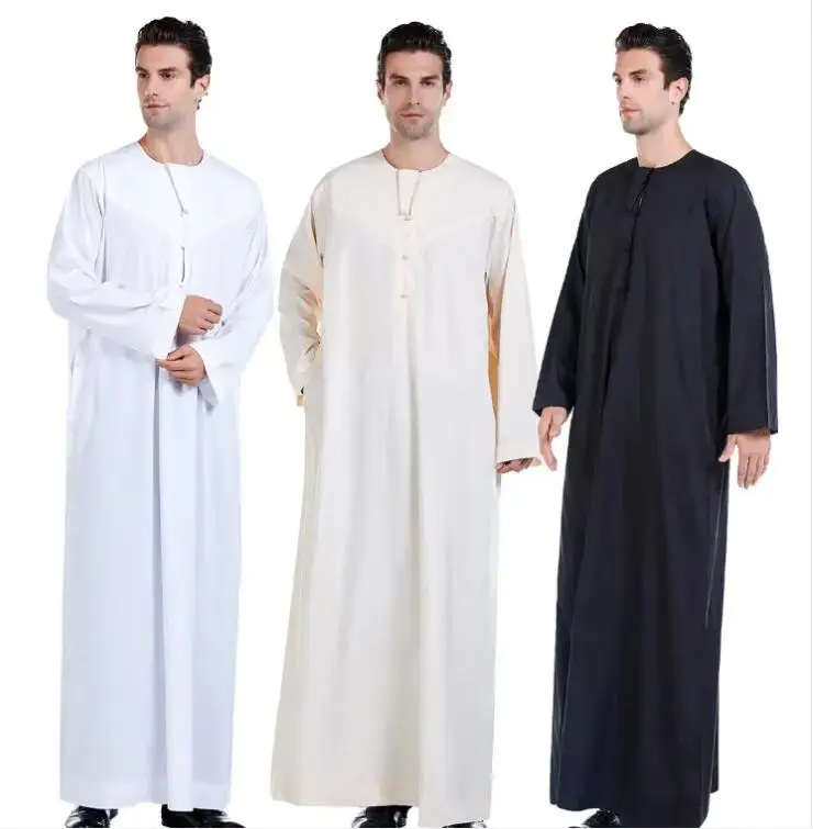 

Hui Arab Middle Eastern Men's White Robe