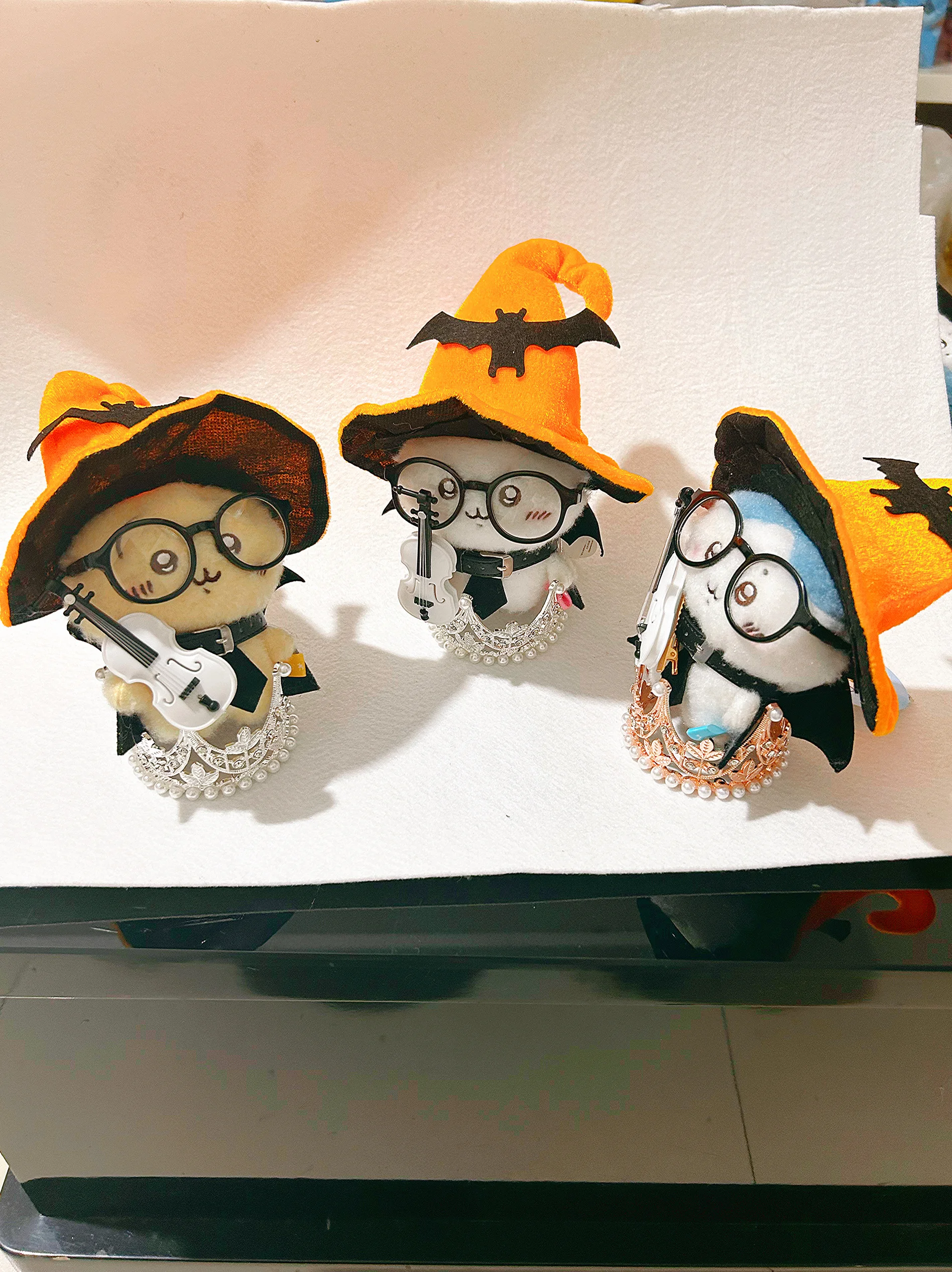 

MINISO & chiikawa Hachiware Usagi Halloween Pumpkin Head Pendant Detachable Cute Mini Doll Small Hanging Ornament Halloween Gift