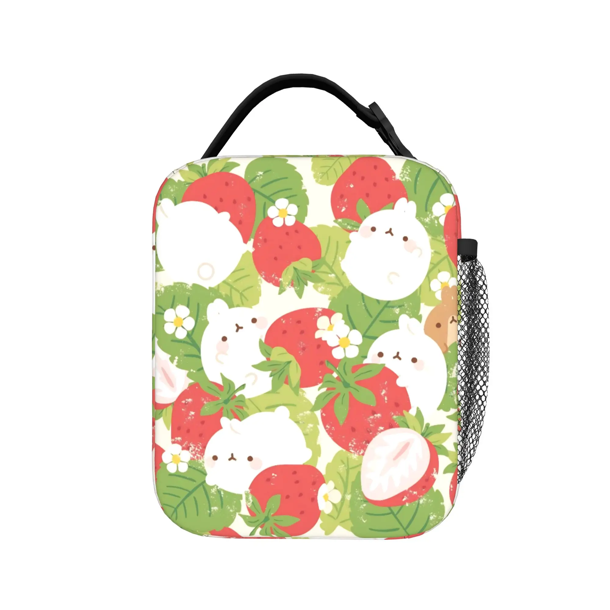 Cartoon M-Molangs Thermal Insulated Lunch Bag for Work  Portable Food Bag Container Cooler Thermal Lunch Boxes
