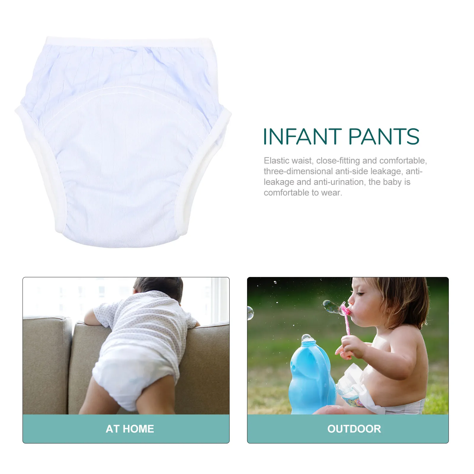 

Leak-proof Underwear Toddler Pants Leakproof Reusable Nighttime Training Newborn