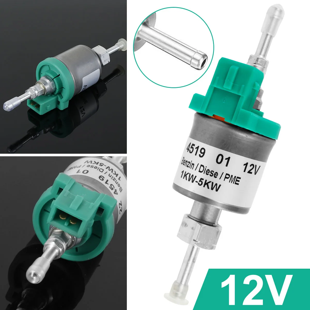 12v/24v 22ml Dozująca elektromagnetyczna pompa oleju Ulepszenie samochodu Ogrzewacz o bardzo niskim poziomie hałasu Pompa paliwa Ogrzewacz powietrza Pompa paliwa do wymiany