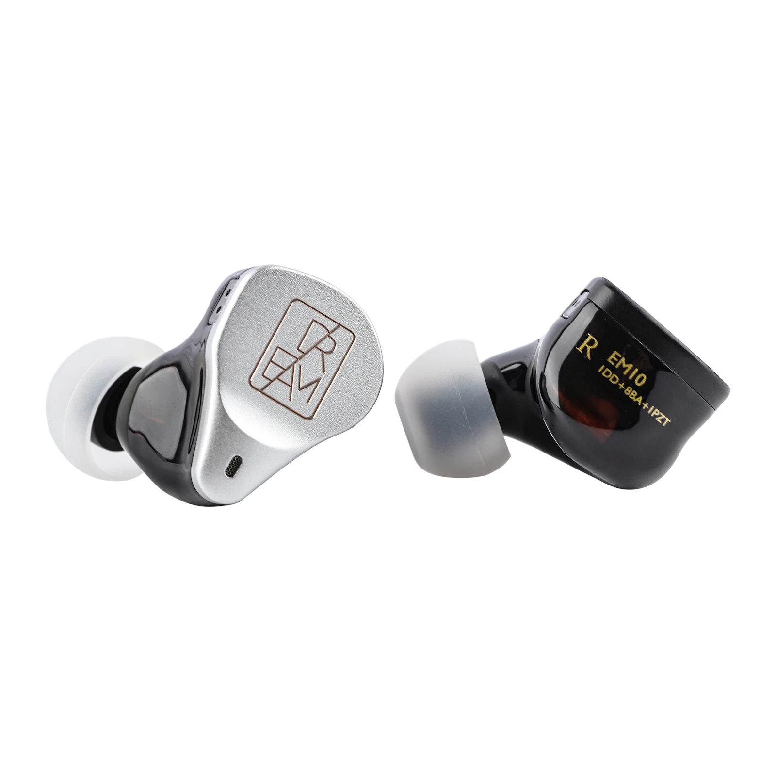 Imagem -03 - Simgot-fone de Ouvido com Fio com Cabo Litz de Cobre Prateado para Audiófilos Iems 1dd Mais 8ba Mais 1pzt Iem10 Pré-encomenda Fones de Ouvido com Fio