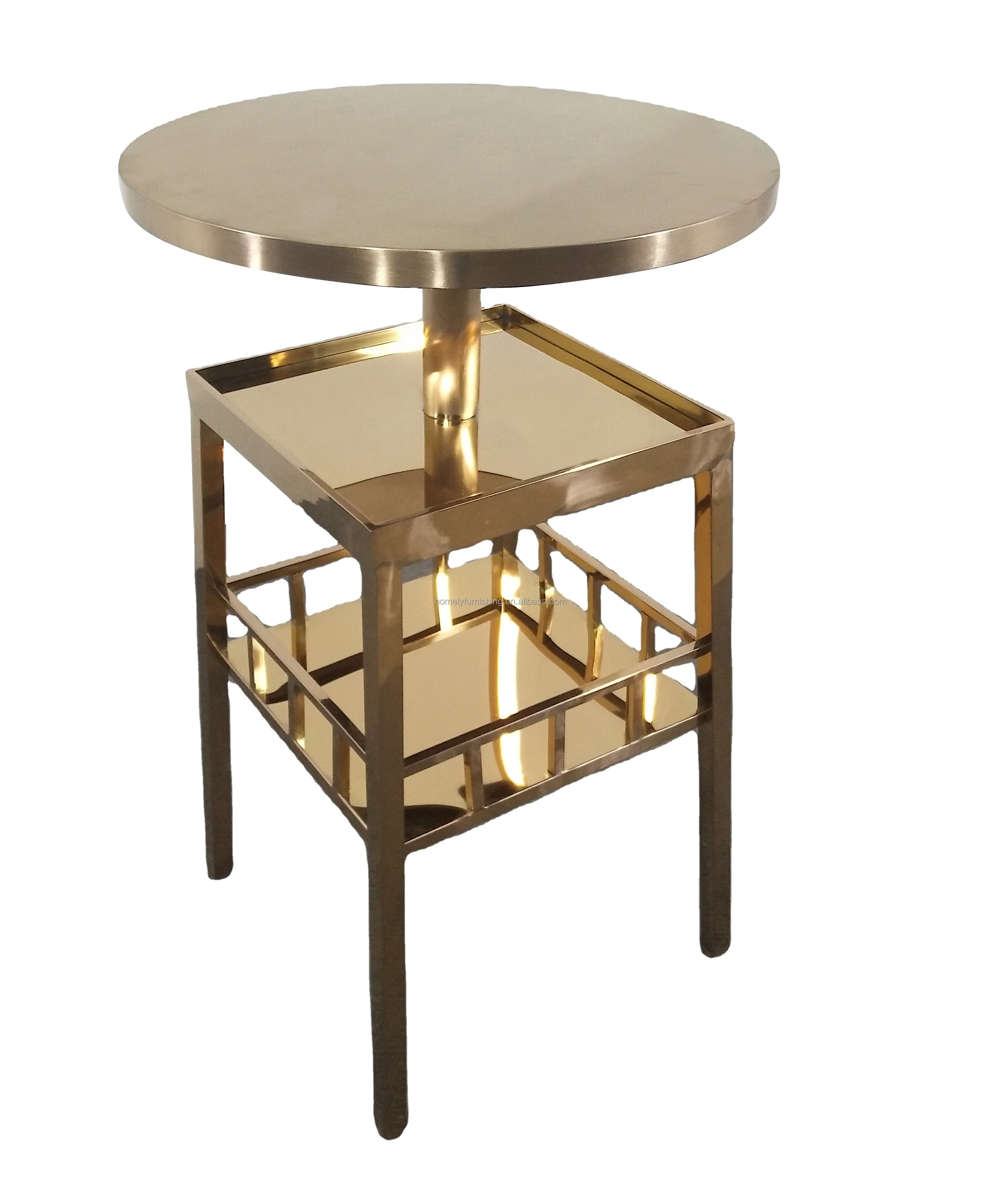 Gold Edelstahl Runden Steht Isch Modernes Design Für Home Bar Outdoor Club Restaurant Party Essen Hochzeiten Küche Verwendung