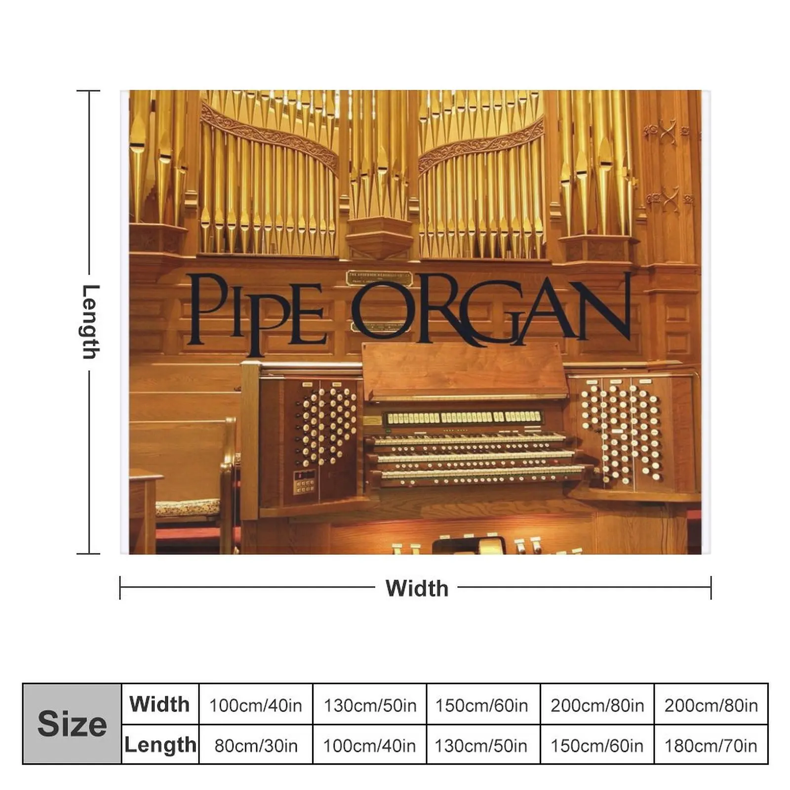 Big Pipe Organ Throw Blanket Sofa Throw Quilt Hair Blankets