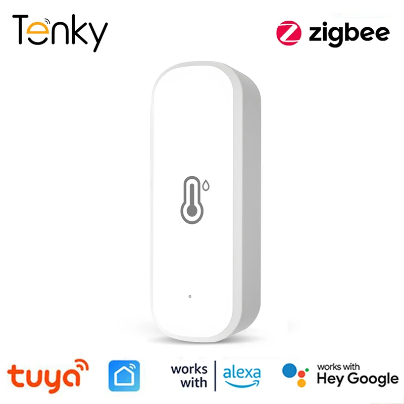 

Tuya Zigbee Smart Temperature And Humidity Sensor Indoor Thermometer Hygrometer Controller Monitor Work With Alexa Google Home