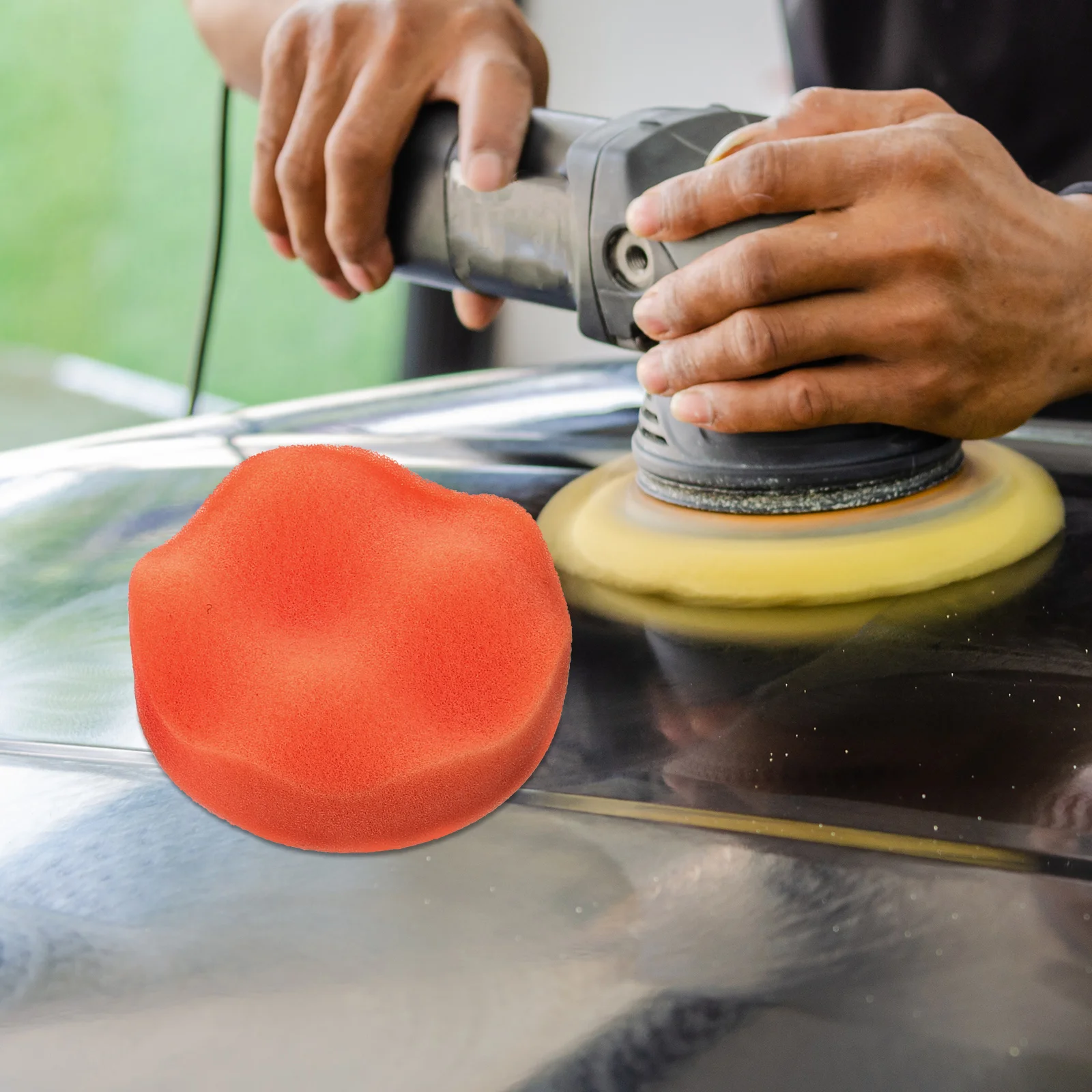 

3 Pcs Polishing Machine Set Polisher Attachment Buffing Pad Pads Drill Kit Sponge