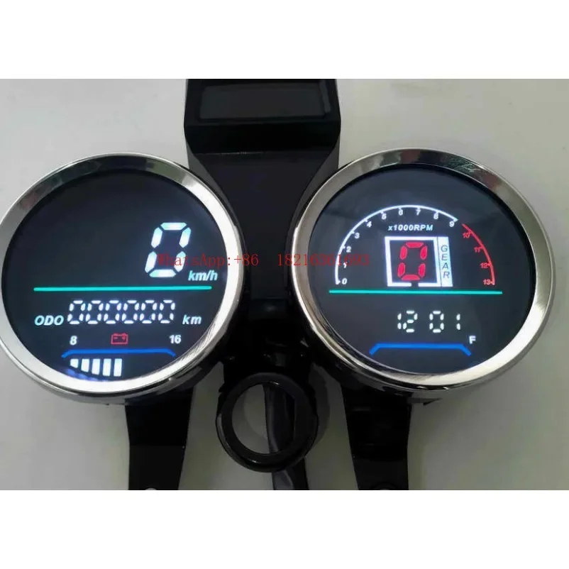 Limited Offer Motorcycle Instrument Self-test Electronic Speed Mileage Oil Volume Integrated LCD LED Meter