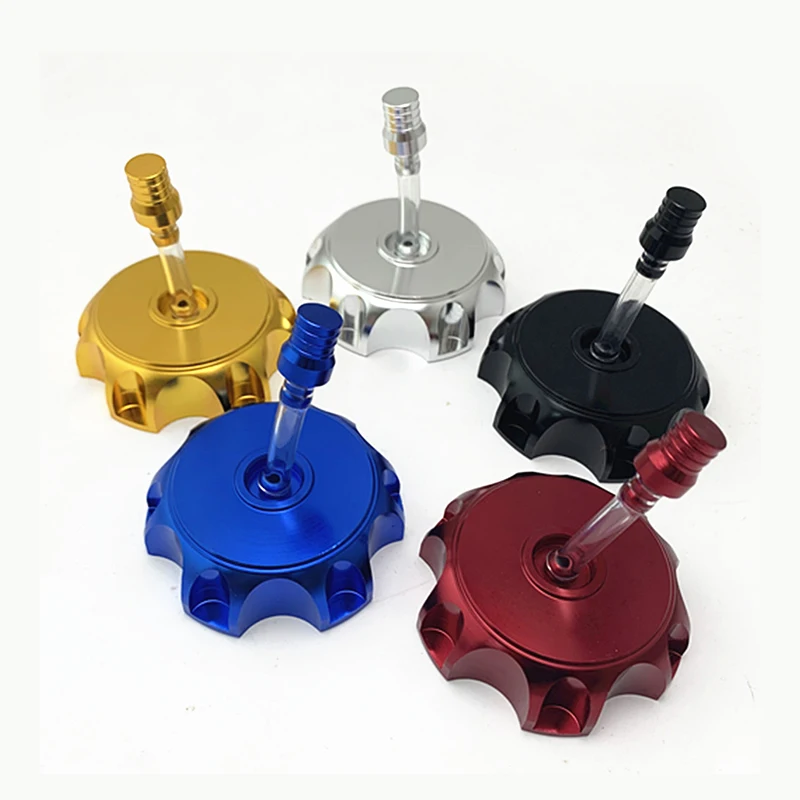 2021 Alluminum Alloy Gas Fuel Tank Cap Door Gas Fuel Filler Cap Door Cover Bolts Mounting Motorcycle Petrol Tank