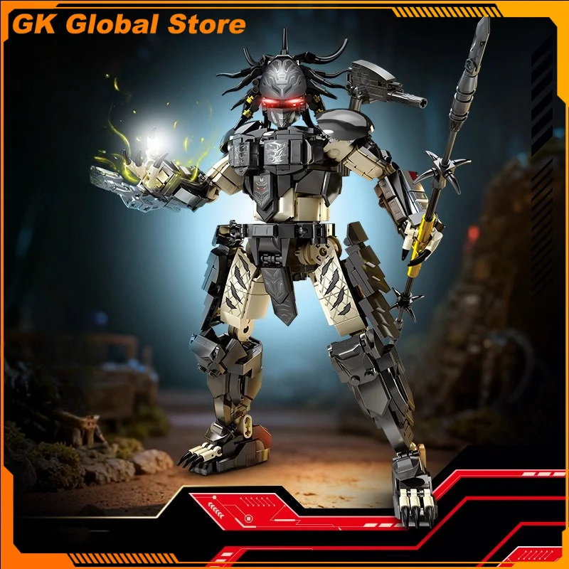 

32cm New Moie Figure Predator Perimeter Model PVC Assembling Building Blocks Decoration Ornaments Kids Birthday Gift Puzzle Toys