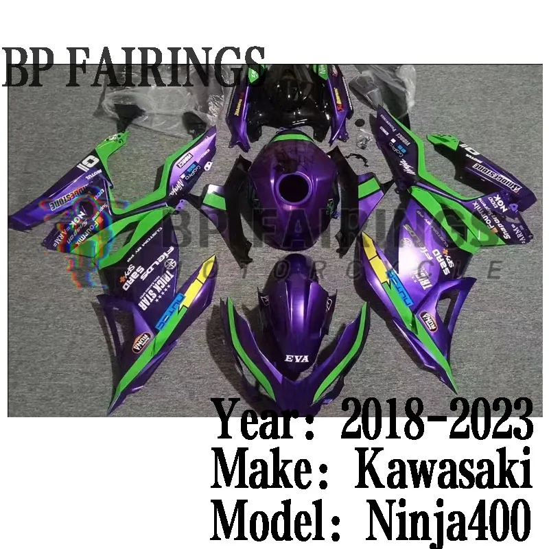 For KAWASAKI Ninjia400 EX400 Full Body Fit Fairing Kit ABS Injection molding Full Fairing Ninja400 2018 2019 2020 2021 2022 2023