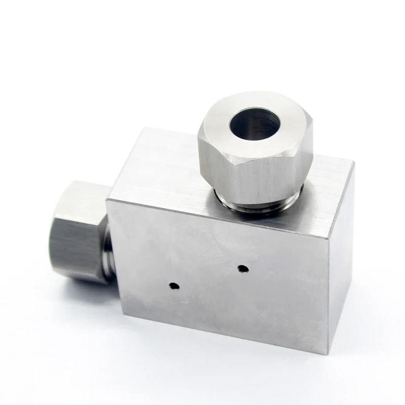 آلة قطع المياه النفاثة تركيبات متنوعة وأجزاء الصمامات اليدوية 1/4 و 3/8 و 9/16 الكوع A-0775