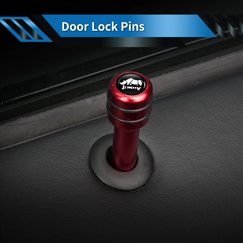 Automotive Upholstery Door Lock Pins  For Suzuki Jimny Alto Swift Grand Vitara Ignis DZire Baleno Spacia Xbee Swace Across