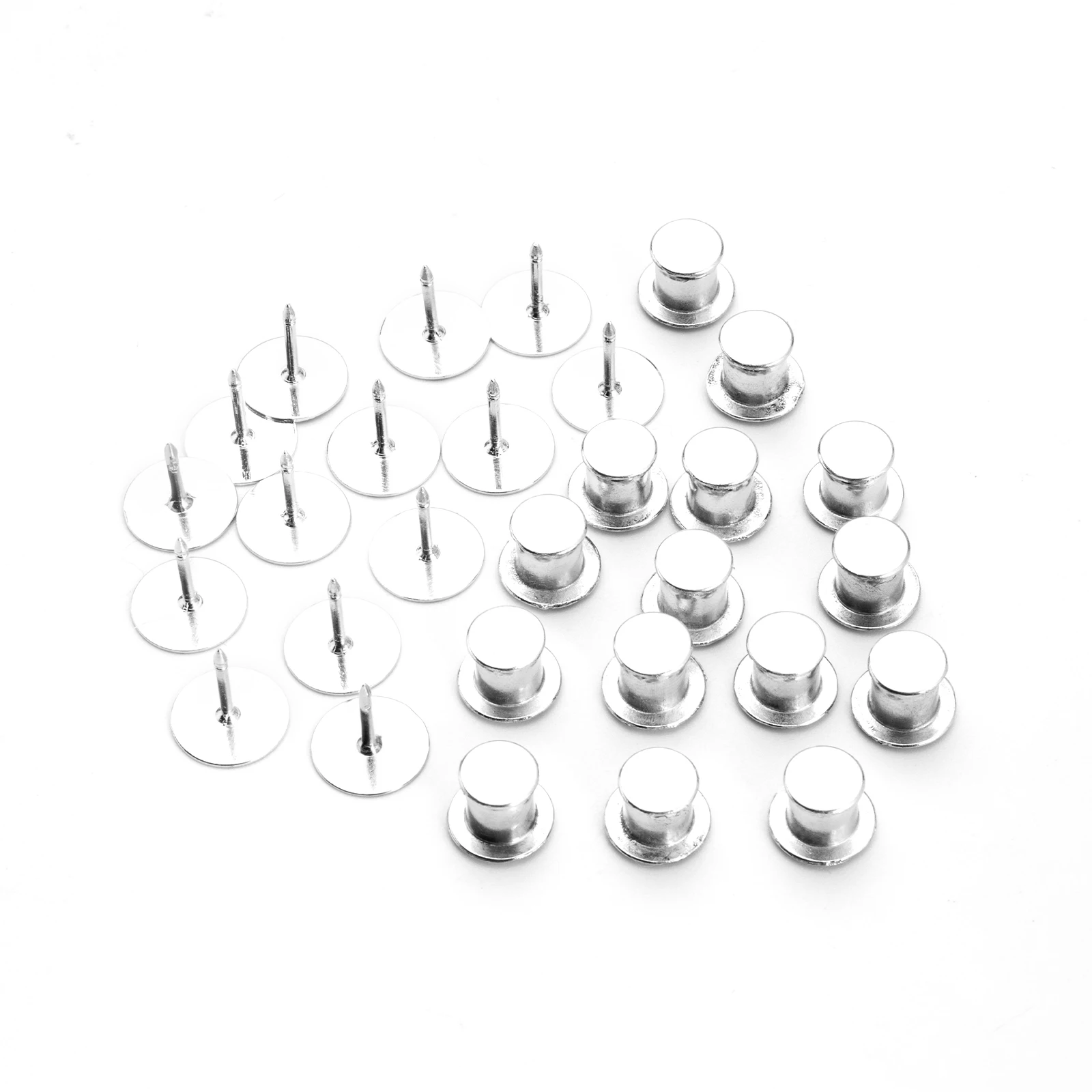 Embroidery Simple - 10 Pares de Fechos de Metal