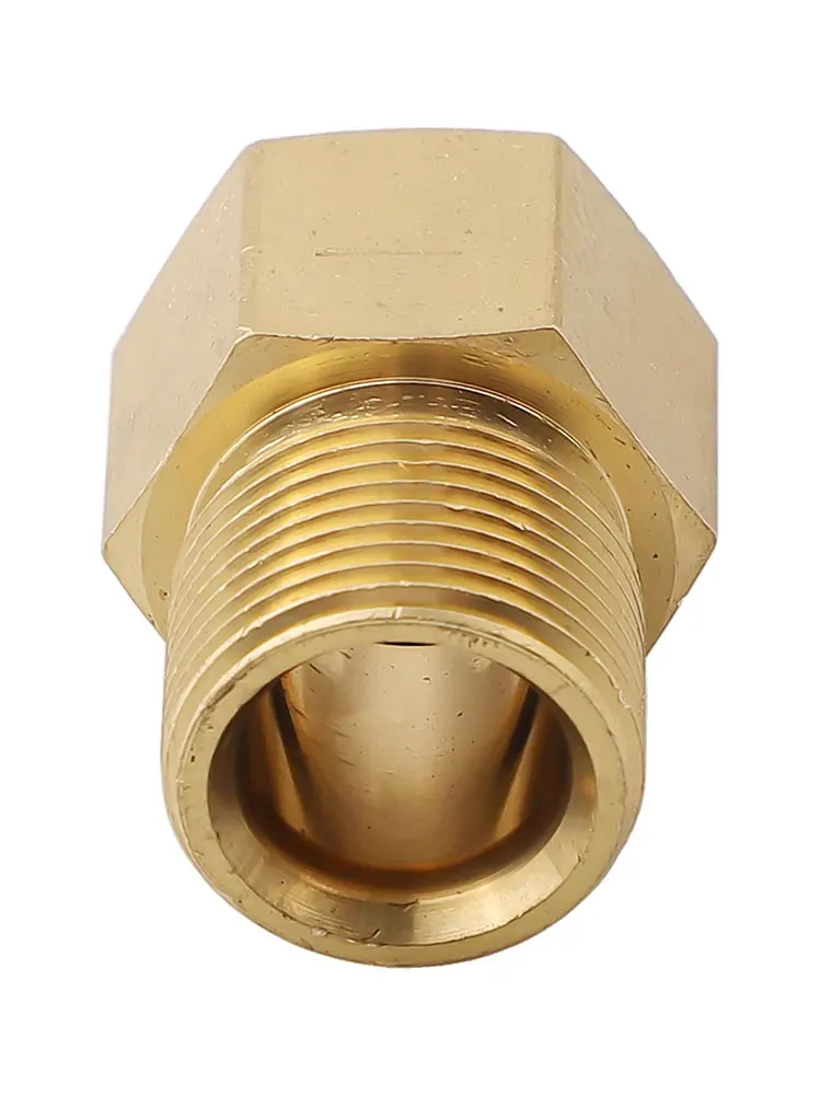 For M22 15mm Male To For M22 14mm Female Metric Adapter Brass Pressure Washer Connector For High Power Cleaning Hose Fitting