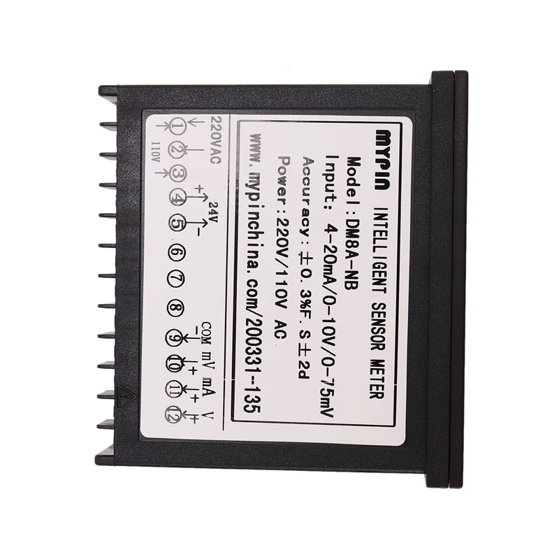 mypin Digital Sensor Meter Multi-Functional Intelligent Led Display 0-75Mv/4-20Ma/0-10V Input