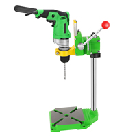 90° Angle Adjustment Drill Press Stand Bench Drill Stand with Precision Scale,1.5-1.69in Clamp & Cast Iron Base for Mold Making