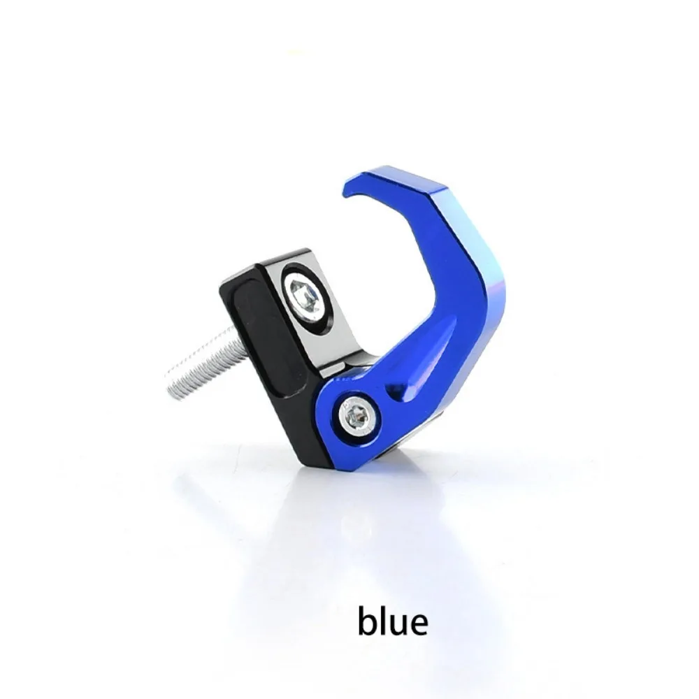 Aluminum Alloy CNC Foldable Hook Universal Mount High Load-bearing Motorcycle Handlebar Hook Helmet Holder Electric Bikes