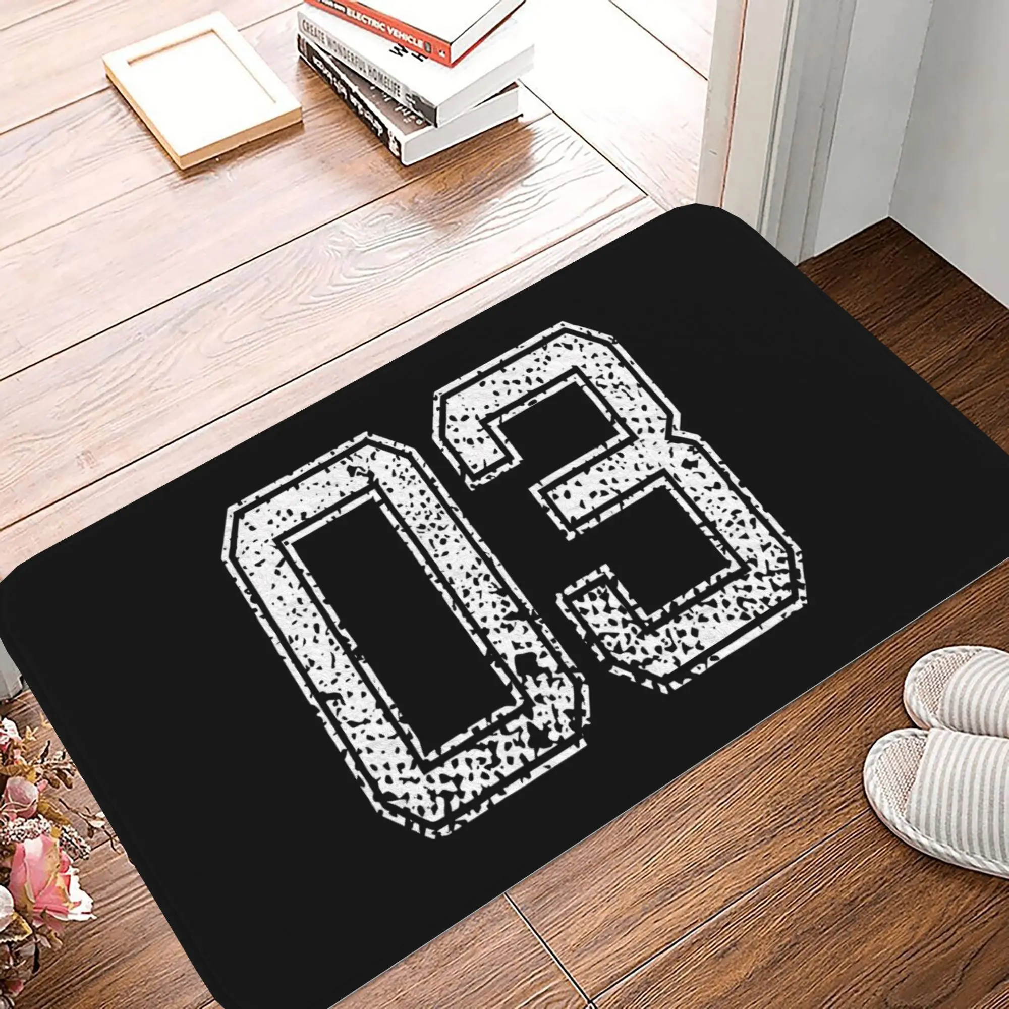 Soccer Jersey Doormat Number 10 Football Art Decorative Floor Mat – 31x20 Inch, Soft Non-Slip Rug for Entryway & Bedroom