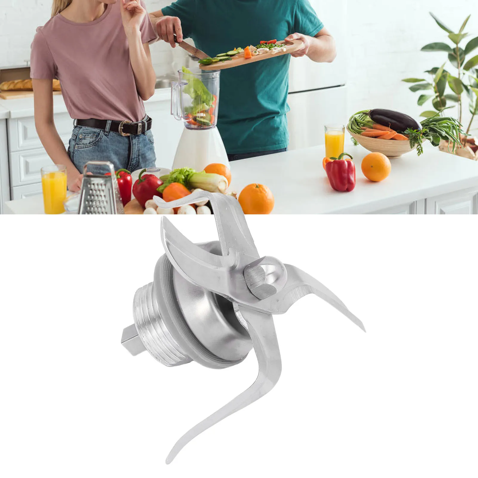 Lama del frullatore Lame per spremiagrumi in acciaio inossidabile per uso alimentare Sostituzione per Thermomix 3300