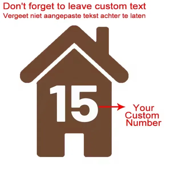 4 stuks Wheelie Bin Numbers Custom Huisnummer Vinyloverdrukplaatjesticker voor Vuilnis Prullenbak Home Decor - afbeelding 1