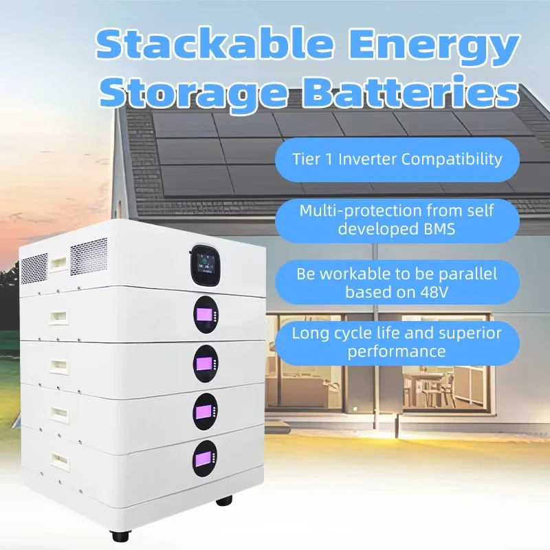 20kwh 50kwh OTA High Power Stackable Energy Storage System LiFePO4 Battery for Solar Systems