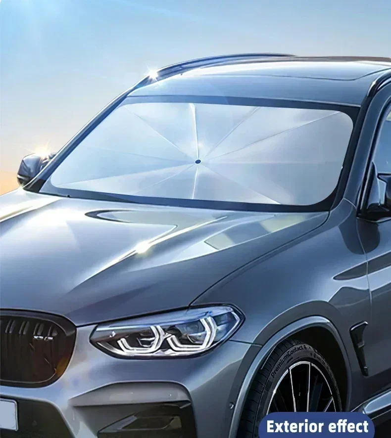 Auto-Sonnenschutz für die Frontscheibe, Sonnenschutz und Wärmeisolierung, Auto-Vorhang, Schutzabdeckung, faltbar, Produkte für den Autoinnenraum, Amagi – Detail 7