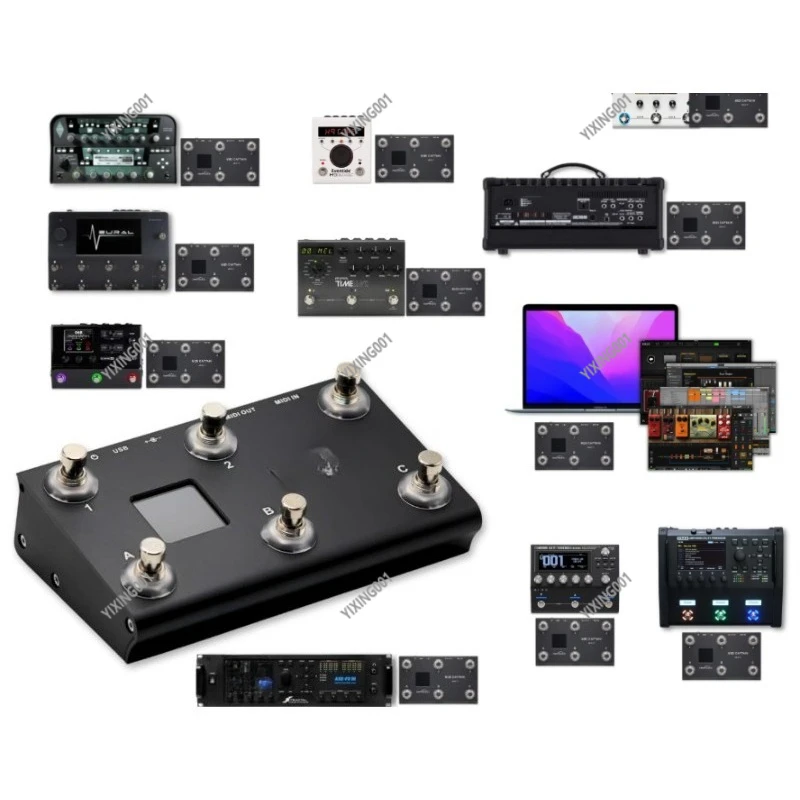 Professional PC/NOTE/KPP/DSP Pedal Midi Controller - STD Captain PaintAudio Music Production Control Tool for DSP