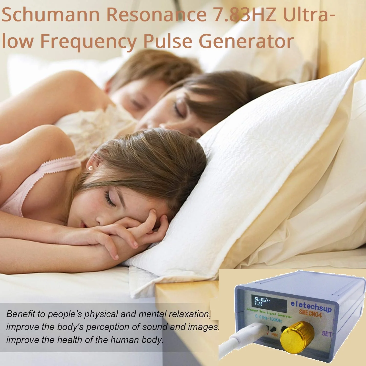 Schumann-Resonanz-Signalgenerator 0,01 Hz-100 kHz, reine Sinuswelle, OLED-Encoder, einstellbar für Meditation, Schlaf und Stressabbau – Detail 4