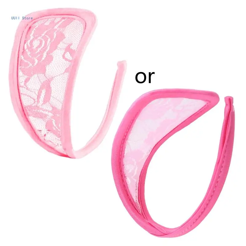 Dámské květinové krajkové spodní prádlo C String Neviditelné sexy spodní prádlo Pevné duté tanga - náhled 4