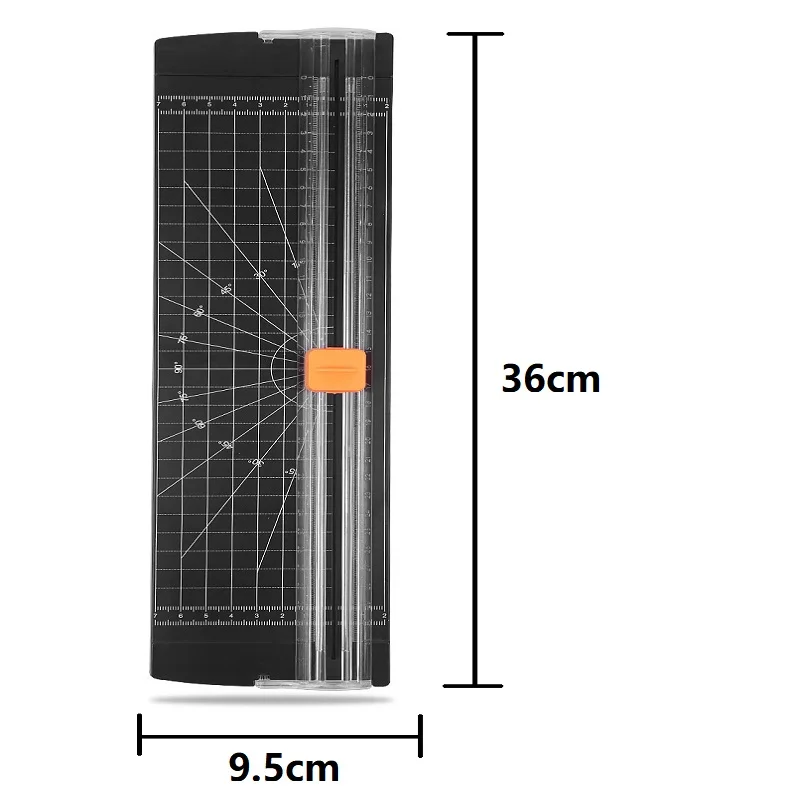 Small Portable Paper Cutter, Bidirectional Plastic Paper Cutter, Student Handcrafted Diary, Sliding Paper Cutter