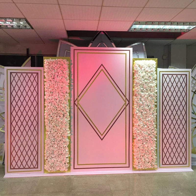 Newest luxury event wedding furniture backdrop party decoration PVC