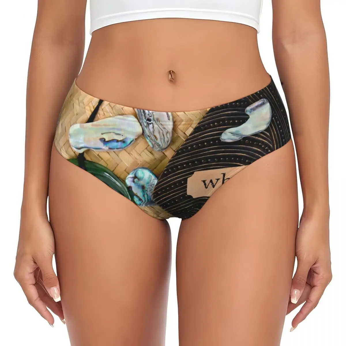 

Женские трусики в стиле маори из Новой Зеландии, мягкие семейные трусы-боксеры для женщин