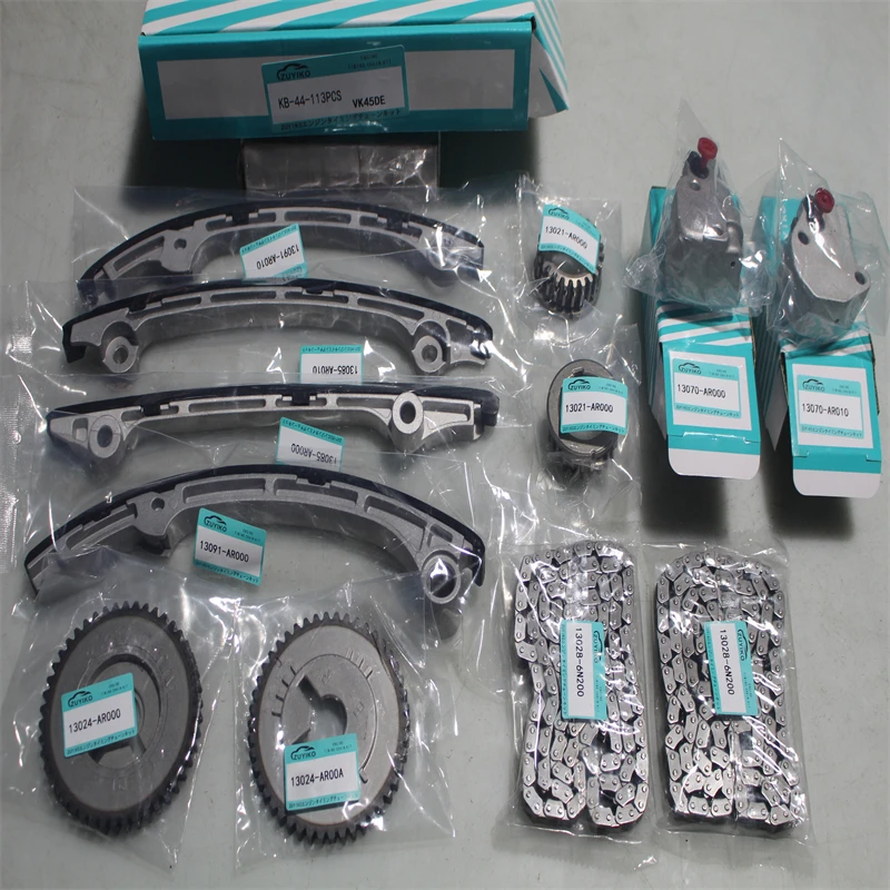 Vk45 Timing Chain Kit for Infiniti Fx45 M45 Q45 VK45DE Engine 13028-6N200 13070-AR000 KB-44-1