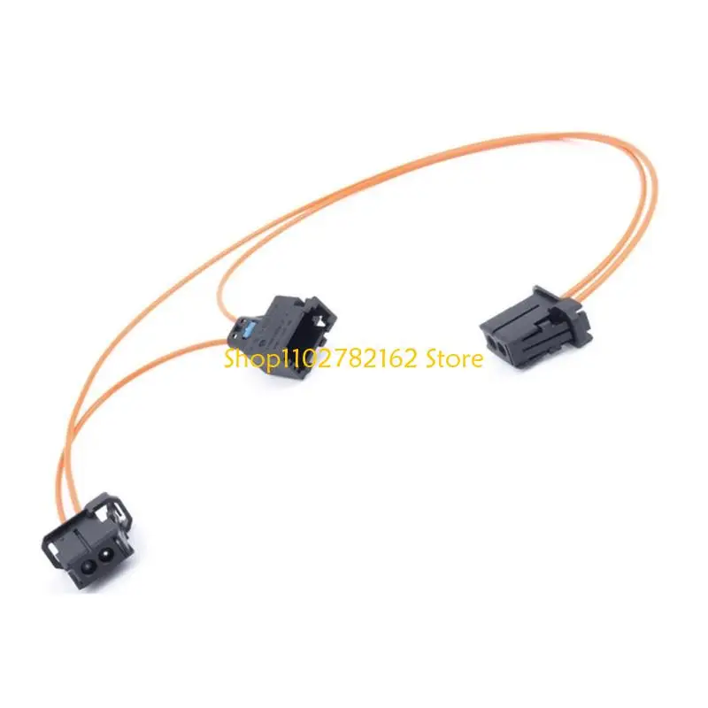 

547B Automotive Diagnostic Fiber Connector 2M1F 20cm MOST Loop Bypass Cable for Player Map & Amplifier Systems