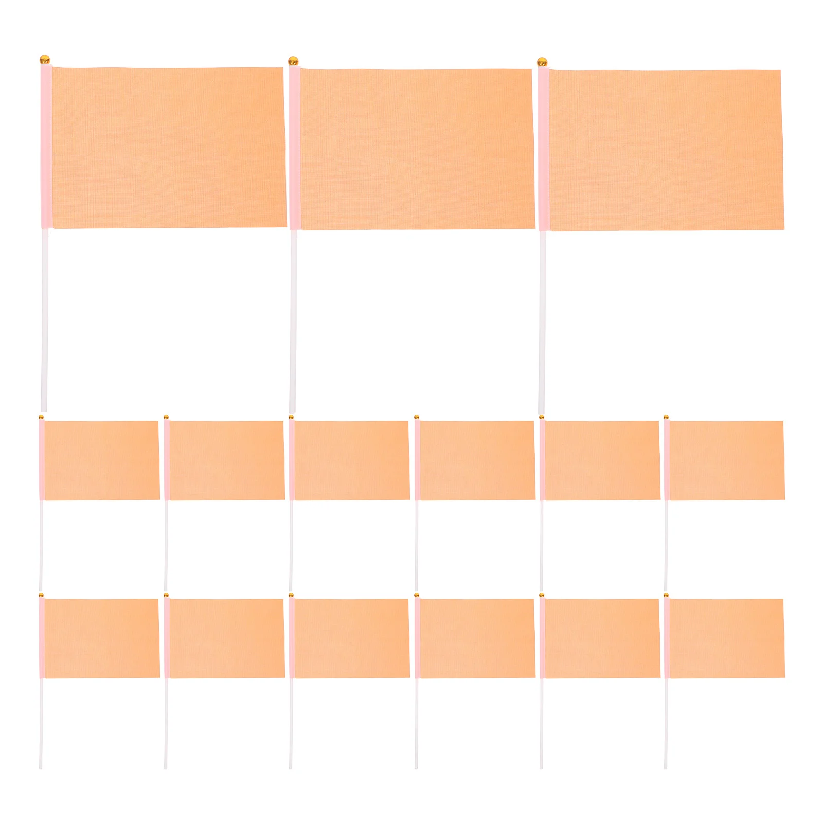 

50Pcs Mini Flags on Stick Handheld Portable Decorative Flags for Outdoor Parties Parades Festive Celebrations Small Blank Flag