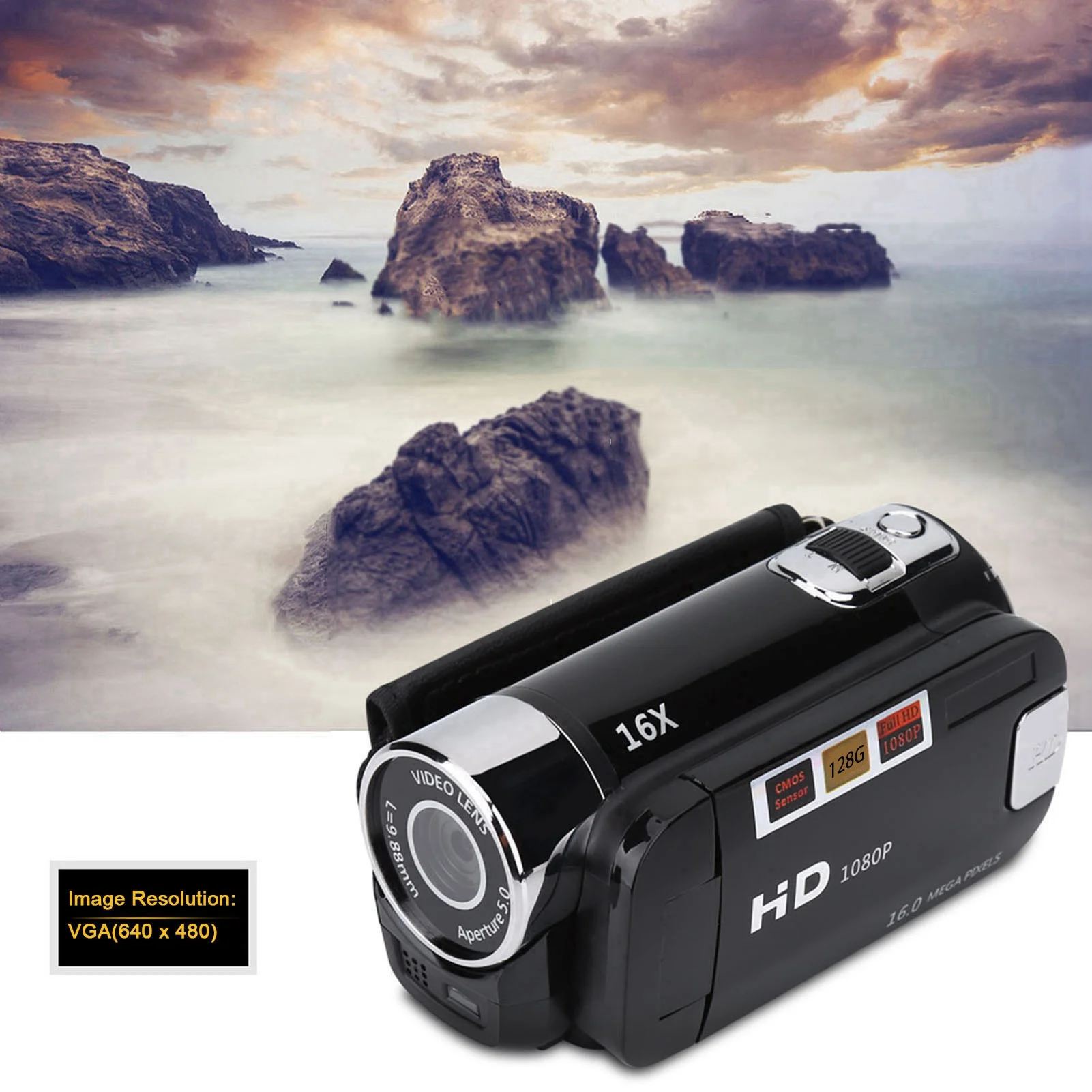 DV Camera Digital Camcorder HD Video Camera Full HD Rotation 16X High Definition Digital Camcorder Video DV Camera Digital DV