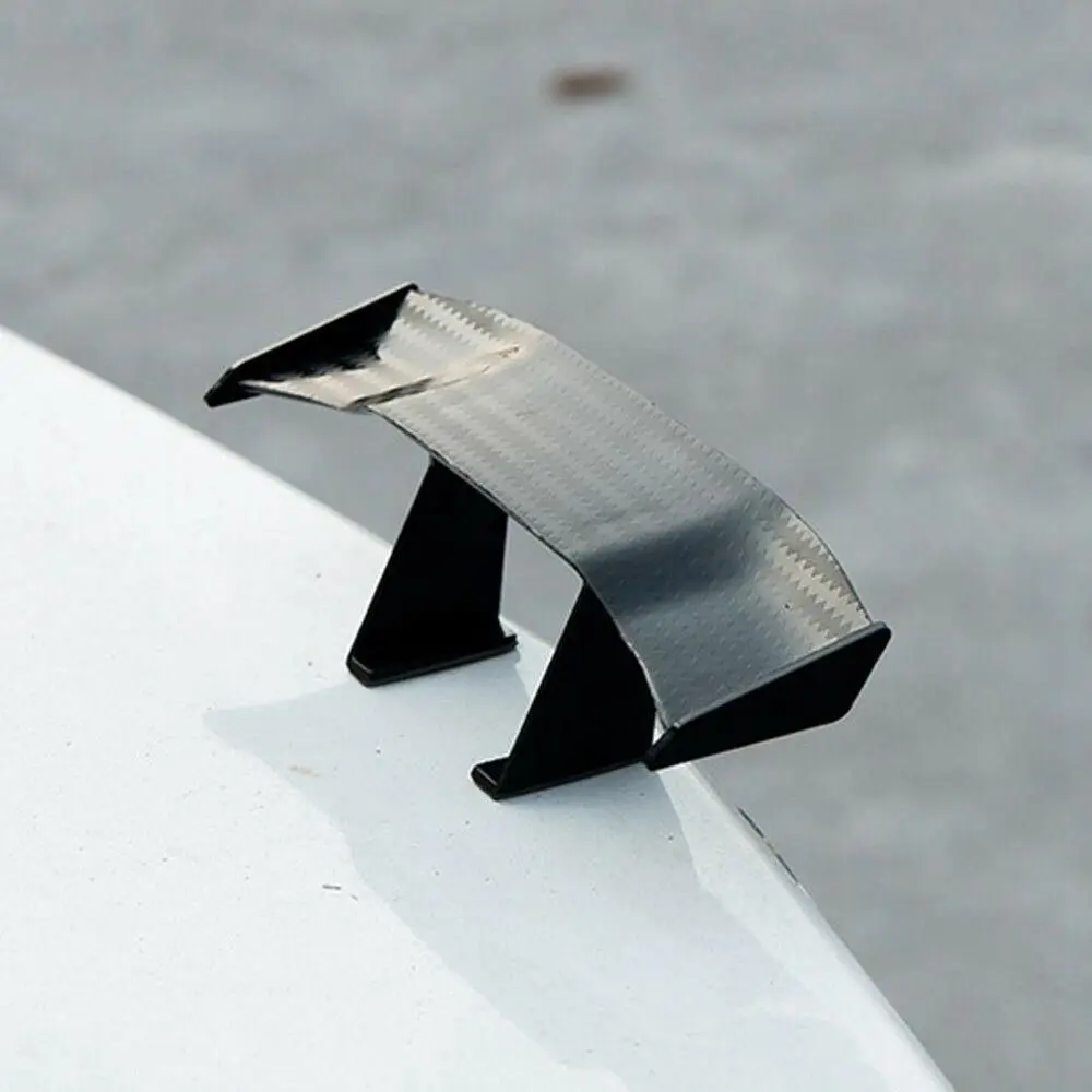 

Universal ABS Adhesive Installation Car Tail Decoration Mini Spoiler Carbon Fiber Rear Trunk Wing
