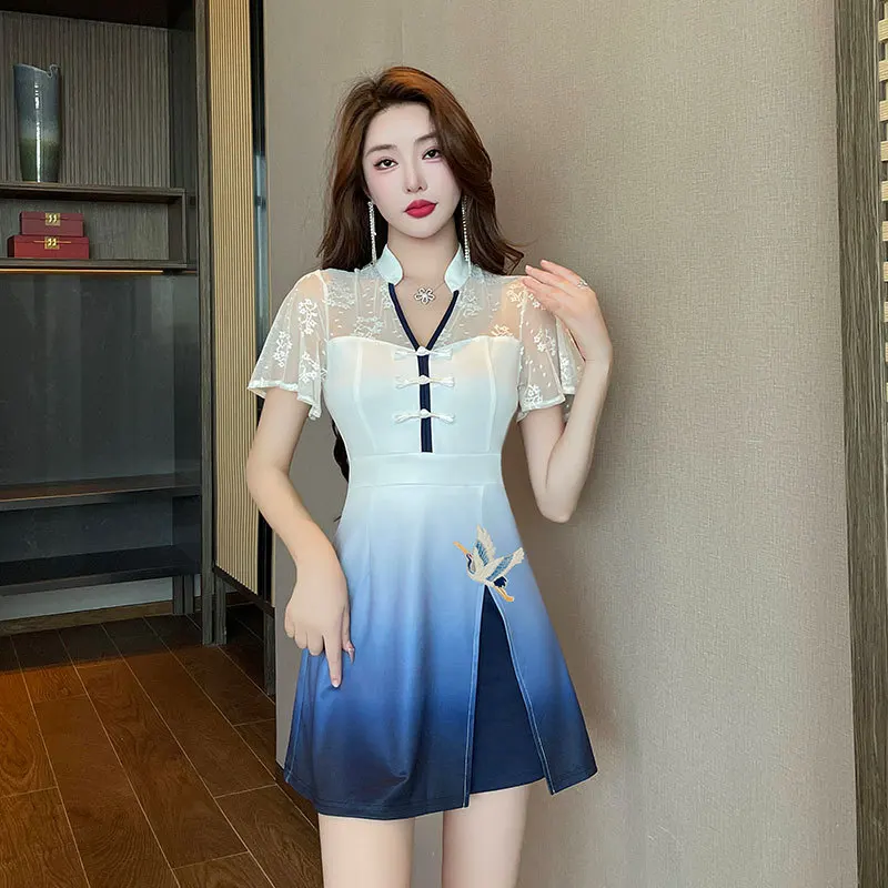 Woman Work Clothes Suit Hotel Waiter Beauty Salon Spa Massage Nail Cafe Sexy Foot Bath Sauna Technician Overall Skirt Uniform