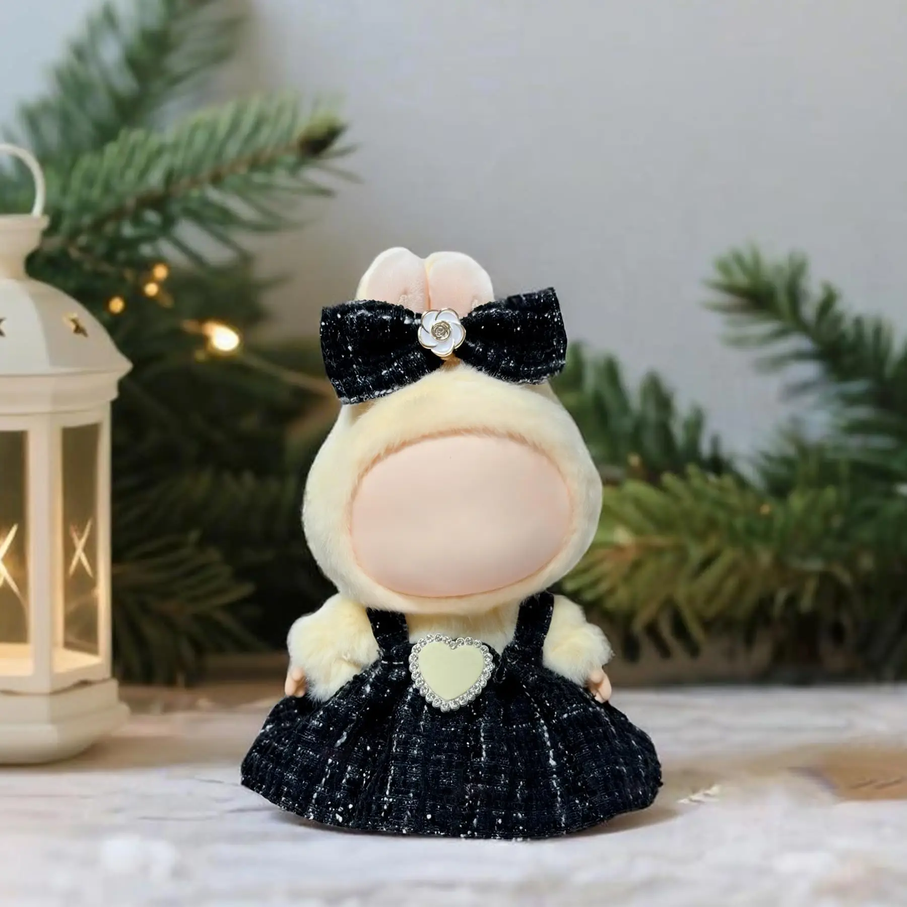 Puppenkleidungsset und Outfit-Set für 17 cm große Labubu-Puppen – Kleider mit Zubehör, Puppenkleidungsset-Ersatz (keine Puppe, keine Schuhe)