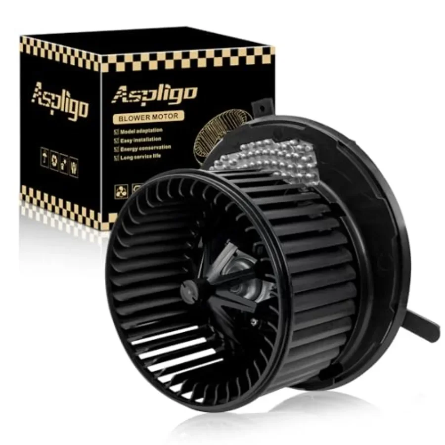 

AC heater blower motor fan for Audi TT/A3/Volkswagen GTI/CC/Golf/Jetta, plastic housing, black, high-efficiency cooling perform