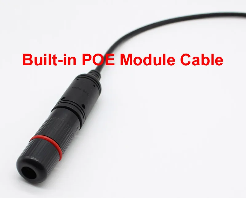 Built-in POE module cable + CCTV IP Network Camera board AI+ fisheye 1.7mm lens audio 8mp 5mp 4mp Security IPC XMEye H.265