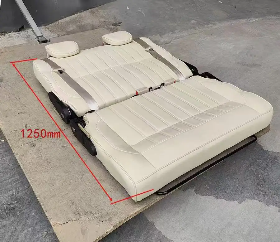 3 Fold Flip Sofa Bed for Van Transit Motorhome MPV With Comfortable Safe
