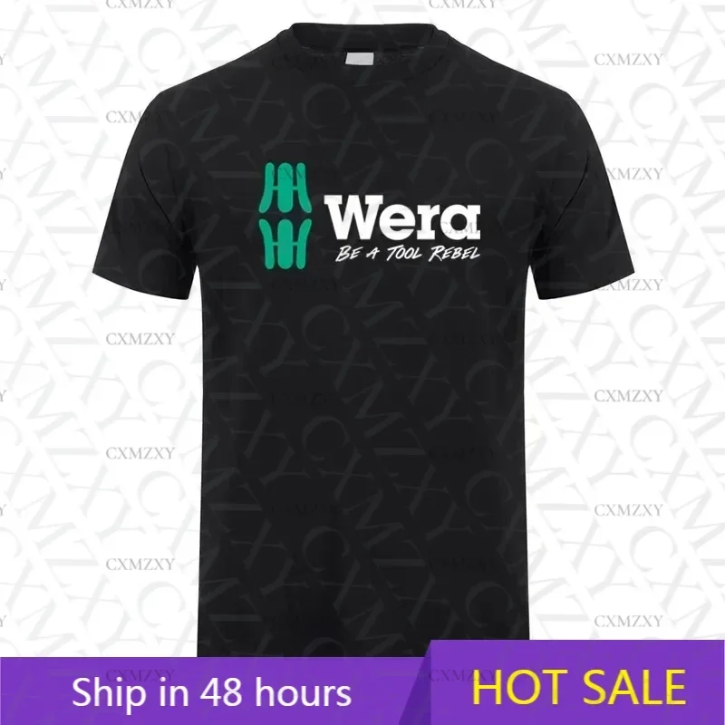 

Summer Power Tools Wera Men T Shirts New Fashion Short Sleeve Wera T-shirts Man Cloting Casual Streetwear