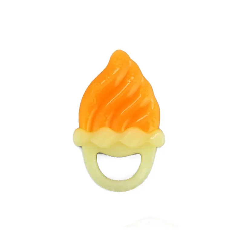 Cepillo de dientes de entrenamiento de silicona para bebé, mordedor seguro, juguetes para masticar, anillo de dentición, regalo para bebé