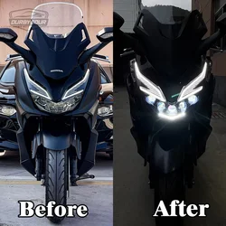 For Honda FORZA 350 Headlight 2018-2022 FORZA 300 LED Light Bulbs Motorcycle Headlight Front Headlamp Assembly